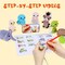 Knitting Kit for Beginners with 6 Pcs Crochet Animal Kit for Beginners in Step by Step Video Tutorials, Beginner Crochet Kit